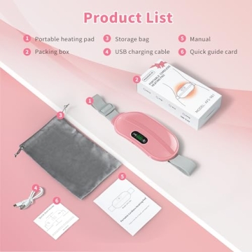 USB C Portable Heating Pad - Perfect for Menstrual Relief