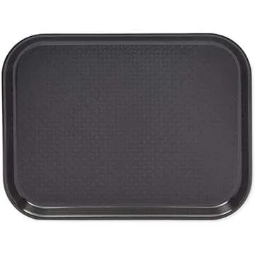Nonslip Black Serving Trays - Perfect for Any Meal Occasion