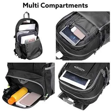 G4Free 40L Waterproof Lightweight Hiking Backpack