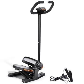 Sportsroyals Stair Stepper with Handlebar - Compact and Sturdy Exercise Solution