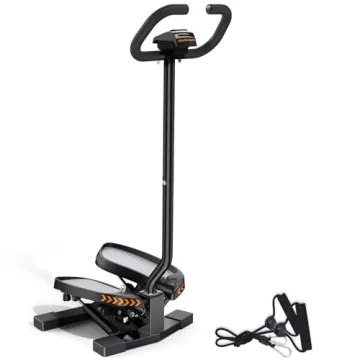 Sportsroyals Stair Stepper with Handlebar - Compact and Sturdy Exercise Solution