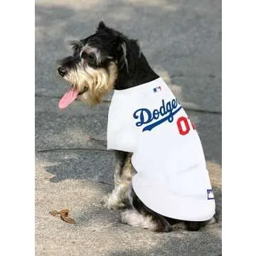 Official MLB Dodgers Pet Jersey for Dogs & Cats