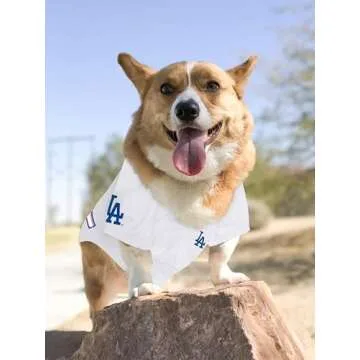 Official MLB Dodgers Pet Jersey for Dogs & Cats