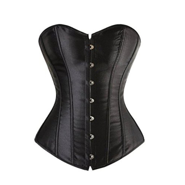 frawirshau Black Corset Top Black Corset Tops for Women Black Corset Plus Size Womens Black Corset T...