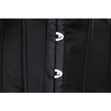 frawirshau Black Corset Top for Women