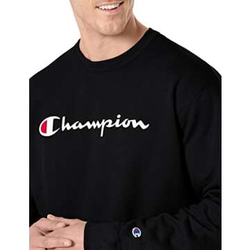 Champion Men's Powerblend Midweight Crewneck Sweatshirt
