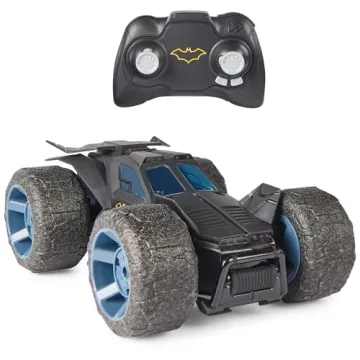 DC Comics, Batman Stunt Force Batmobile, Indoor Remote Control Car, Turbo Boost & Crazy Stunts, Coll...