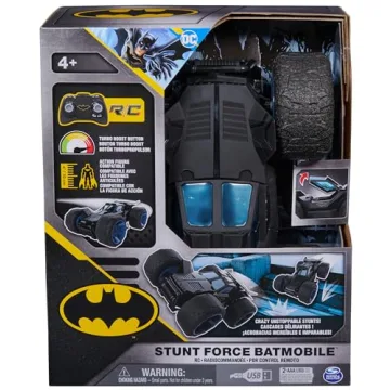 DC Comics Batman Stunt Force Batmobile RC Car for Kids