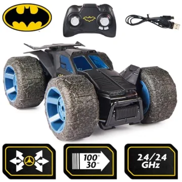 DC Comics Batman Stunt Force Batmobile RC Car for Kids