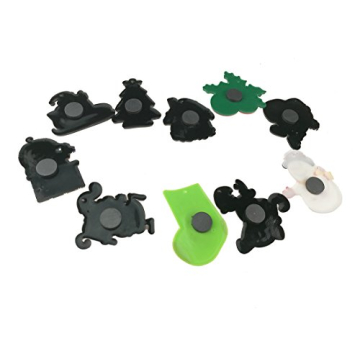 10pcs Santa Claus Christmas Magnets for Kids and Family