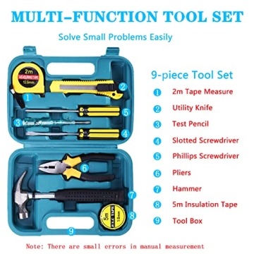 LIANXIN 142-Piece Emergency Car Kit - Roadside Safety