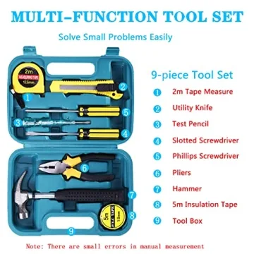 LIANXIN 142-Piece Emergency Car Kit - Roadside Safety