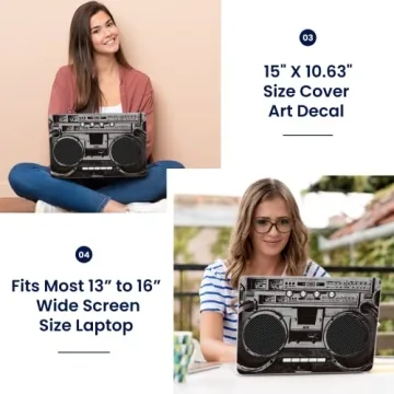 Stylish LSS 15 Laptop Skin Sticker for 13-16 Inch Laptops