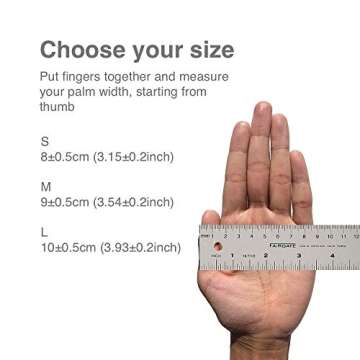 UVCity sun protection UPF50 thin breathable cooling gloves open palm for driving outdoor (gray, medium)