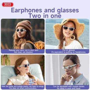 Smart Bluetooth Sunglasses - Stylish & Functional Audio Gear