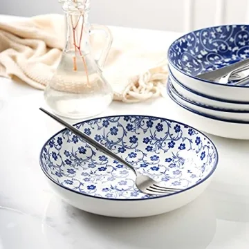 Selamica Porcelain Bowls - Elegant & Dishwasher Safe