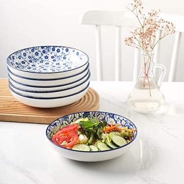 Selamica Porcelain Bowls - Elegant & Dishwasher Safe