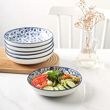 Selamica Porcelain Bowls - Elegant & Dishwasher Safe