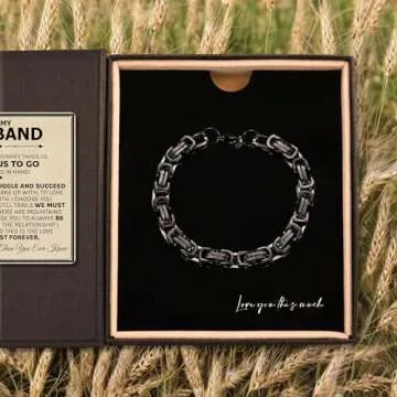 Love You This Much Husband Bracelet - Best Gift Idea