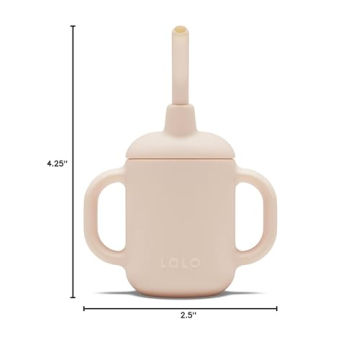 Lalo 4oz Silicone Straw Cup: Safe, Simple Baby Sippy Cup
