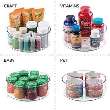 Versatile APOWUS Humutan Lazy Susan for Kitchen and Pantry