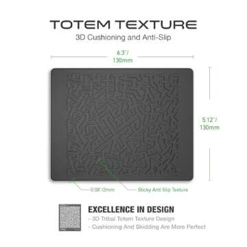 Car Dashboard Non Slip Mat, JIMISHA Anti Slip Pad, Anti Slide Sticky Dash Pad, Multifunctional Fixate Gripping Gel Pad for Radar Detector, Cell Phone, Keys, Glass, GPS, Coins 6.3x5.1 inch (2 Pack)