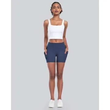 CHRLEISURE Women’s Biker Shorts: High Waisted & Comfortable