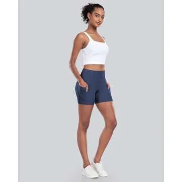 CHRLEISURE Women’s Biker Shorts: High Waisted & Comfortable