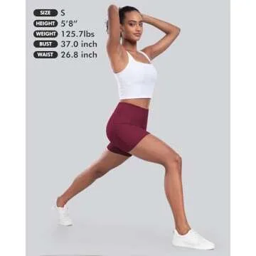 CHRLEISURE Women’s Biker Shorts: High Waisted & Comfortable