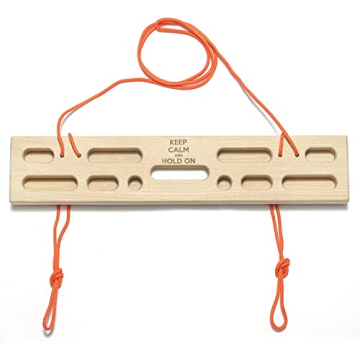 JiemJa | Portable Hangboard | Fingerboard | Pull Up Board for Rock Climbing | Bouldering Training -B...