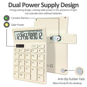 Exlliy Calculator with Large LCD Screen for Easy Use
