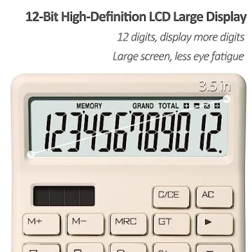 Exlliy Calculator with Large LCD Screen for Easy Use