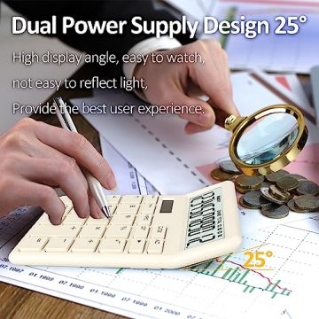 Exlliy Calculator with Large LCD Screen for Easy Use
