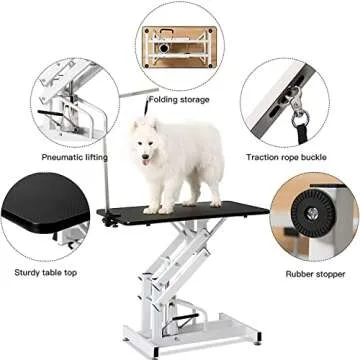 Hydraulic Pet Dog Grooming Table with Adjustable Arm