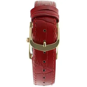 Peugeot 14K Gold Plated Tank Dress Watch for Women