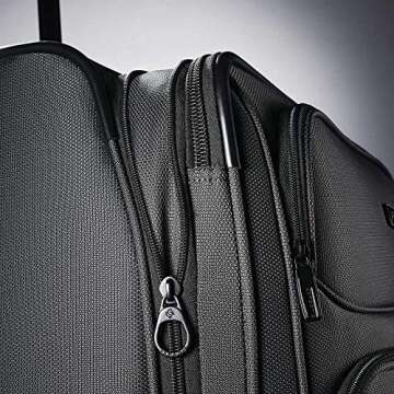 Samsonite Leverage LTE Softside Expandable Luggage with Spinner Wheels, Charcoal, Carry-On 20-Inch