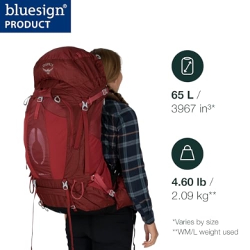 Osprey Aura AG 65L Women's Backpacking Backpack