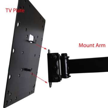 VideoSecu Articulating TV Wall Mount for LG Models 23" to 42"