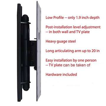 VideoSecu Articulating Wall Mount for LG TVs and Displays