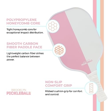 Brooklyn Pickleball Co. Carbon Fiber Paddle for All Levels