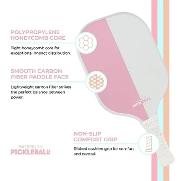 Brooklyn Pickleball Co. Carbon Fiber Paddle for All Levels