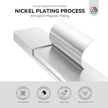 SAVILAND Cat Eye Magnetic for Nail: 9PCS Cat Eye Gel Nail Polish Magnet Tools Set Strong Suction Nai...