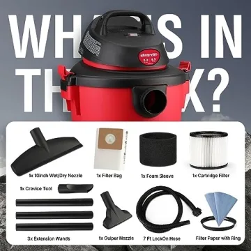 Shop-Vac 5 Gallon 4.5 Peak HP Wet/Dry Vacuum Portable Solution