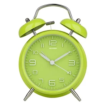 Peakeep Loud Alarm Clock for Heavy Sleepers - Vintage Style