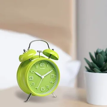 Peakeep Loud Alarm Clock for Heavy Sleepers - Vintage Style