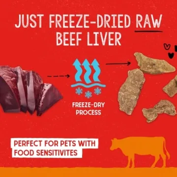 Stella & Chewy's Freeze-Dried Raw Beef Heart Treats 3 oz