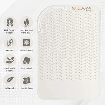 Durable Heat Resistant Mat for Hair Styling Tools