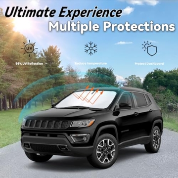 Premium PAIMOHO Sun Shade for Jeep Compass 2017-2023