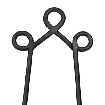 Deco 79 Black Metal Tabletop Display Easel 6x10x14