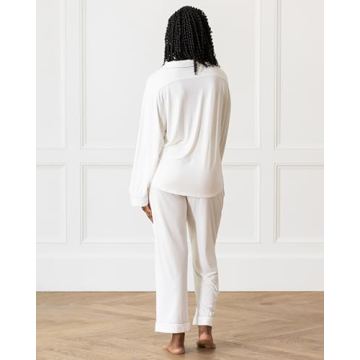 Cozy Earth Long Sleeve Bamboo Pajama Set for Women